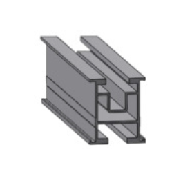 Trägerprofil 37 schwarz L=6.000 (-0/+10) mm - dach-haken.de